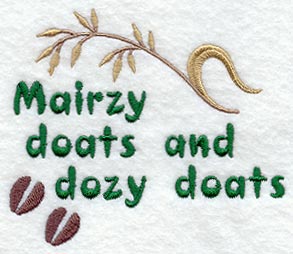 Mairzy Doats and Dozy Doats Lyrics