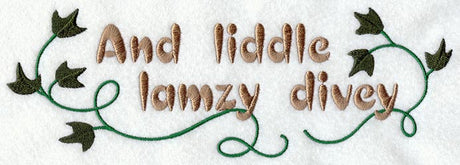 And Liddle Lamzy Divey Lyrics