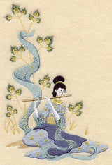 Seated Flautist Scene