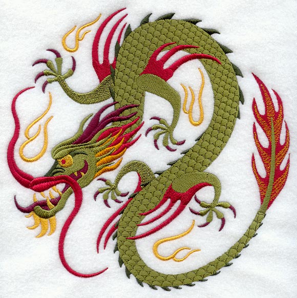 Chinese Dragon Circle