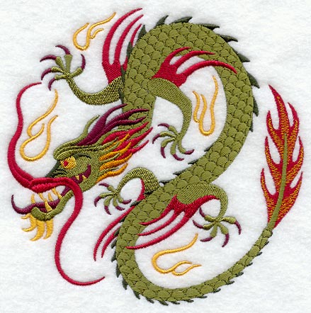 Chinese Dragon Circle