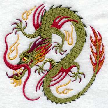 Chinese Dragon Circle