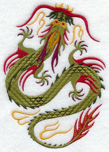 Chinese Dragon Oval