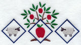 Apple Tree and Sheep Trio