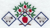 Apple Tree and Sheep Trio