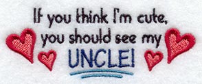 If You Think I'm Cute…Uncle