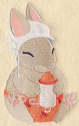 Baby Bunny in Pajamas