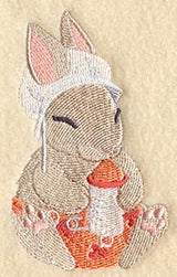 Baby Bunny in Pajamas