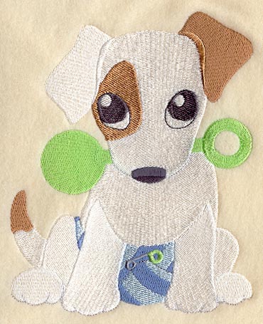 Baby Puppy in Pajamas