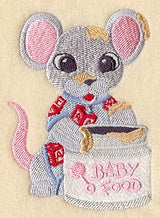 Baby Mouse in Pajamas