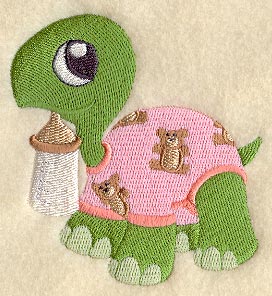 Baby Turtle in Pajamas