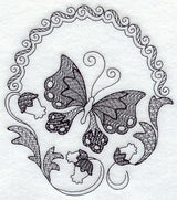 Butterfly Frame (Blackwork)