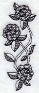 Rose Spray (Blackwork)