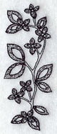 Blossom Spray (Blackwork)