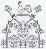 Plentiful Harvest Scene (Blackwork)