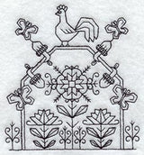 Plentiful Harvest Scene (Blackwork)