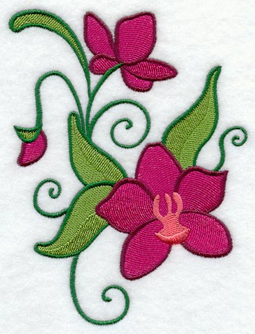 Whimsical Orchid Wildflower