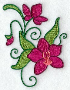 Whimsical Orchid Wildflower