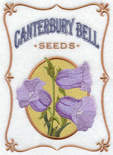 Canterbury Bells Seed Packet