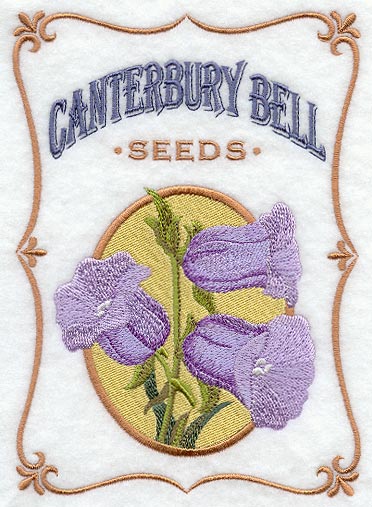 Canterbury Bells Seed Packet