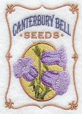 Canterbury Bells Seed Packet