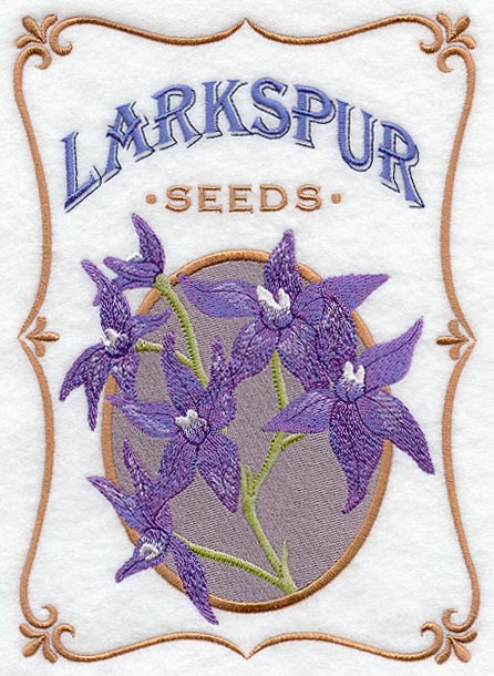 Larkspur Seed Packet