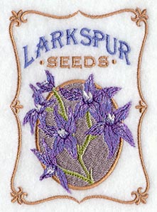 Larkspur Seed Packet