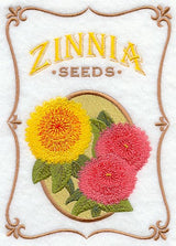 Zinnia Seed Packet