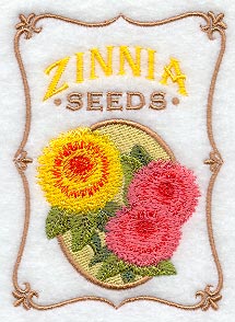 Zinnia Seed Packet