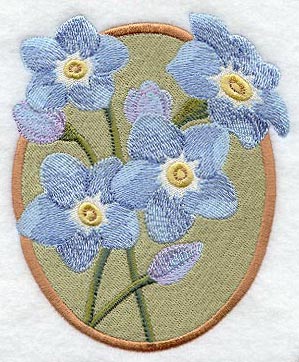 Forget-me-not Oval