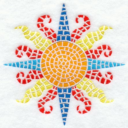 Mosaic Sun Circle