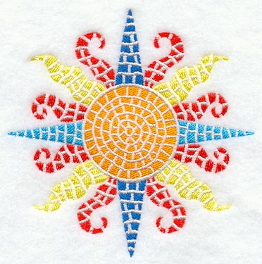 Mosaic Sun Circle