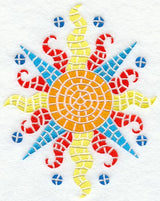 Mosaic Sun Oval