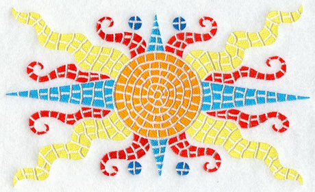 Mosaic Sun Rectangle