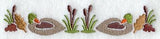 Mallard and Cattails Border