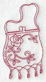 Victorian Evening Bag (Redwork)