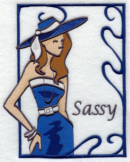 Glamour Girl Ava - with Frame