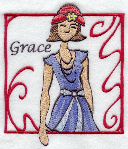 Glamour Girl Hedy - with Frame