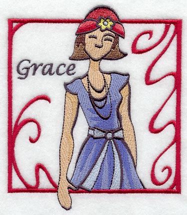 Glamour Girl Hedy - with Frame