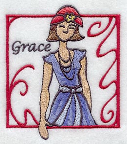 Glamour Girl Hedy - with Frame