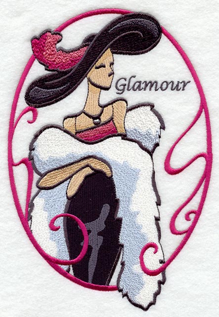 Glamour Girl Mae - with Frame