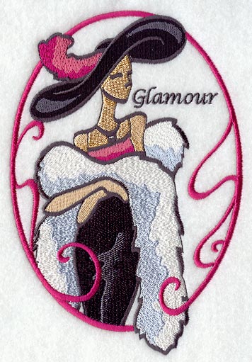 Glamour Girl Mae - with Frame