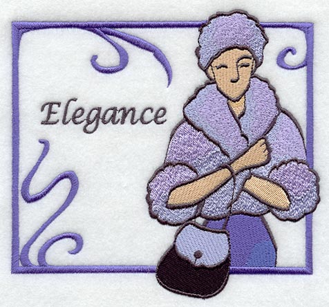 Glamour Girl Lana - with Frame