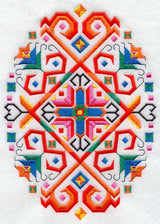 Bulgarian Folk Art Oval