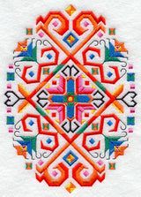 Bulgarian Folk Art Oval