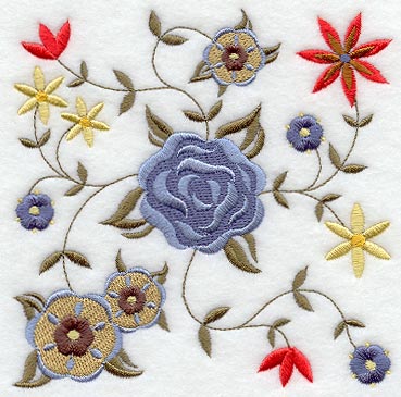 German Folk Art Square