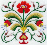 Swedish Folk Art Square