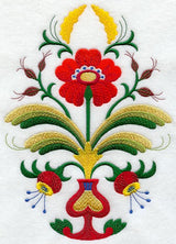 Swedish Folk Art Oval