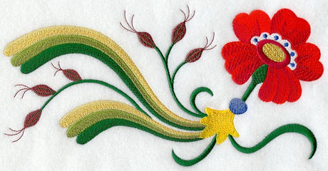 Swedish Folk Art Border