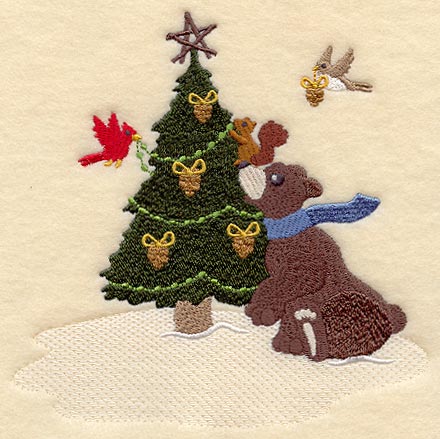 Country Christmas in the Woodland